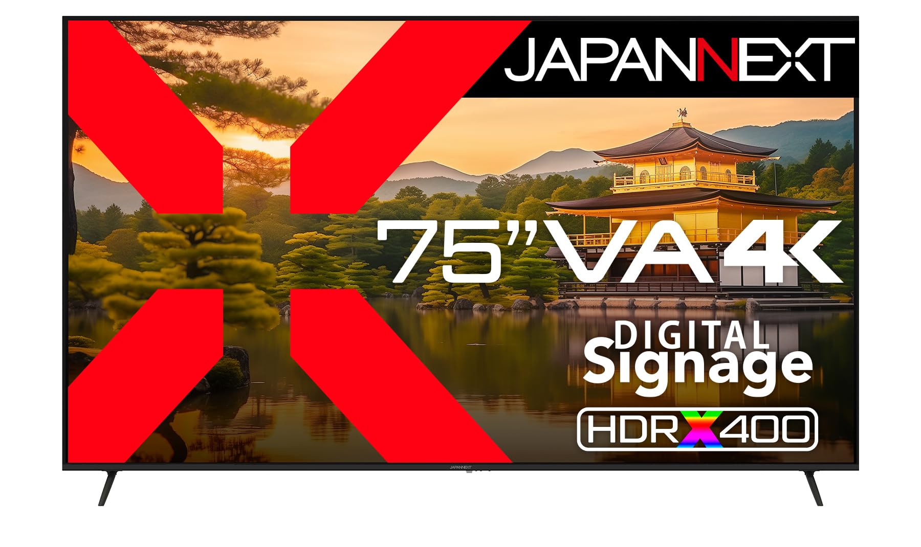 Amazon.co.jp: JAPANNEXT 75インチ VAパネル搭載 4K(3840x2160)解像度